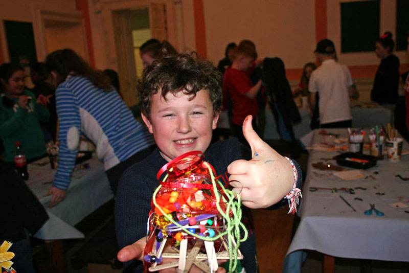 Boy with craft